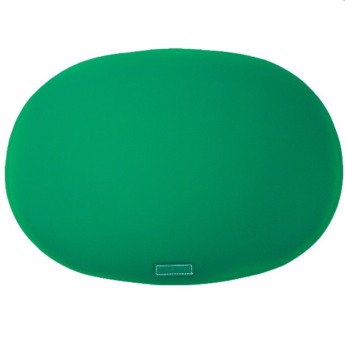 Ovale Gummi Dækkeservietter - Mørkegrøn